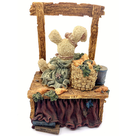 San Francisco Music Box Boyds Bears Bunny Rabbit Carrot Juice Farmstand Tested - Picture 4 of 11